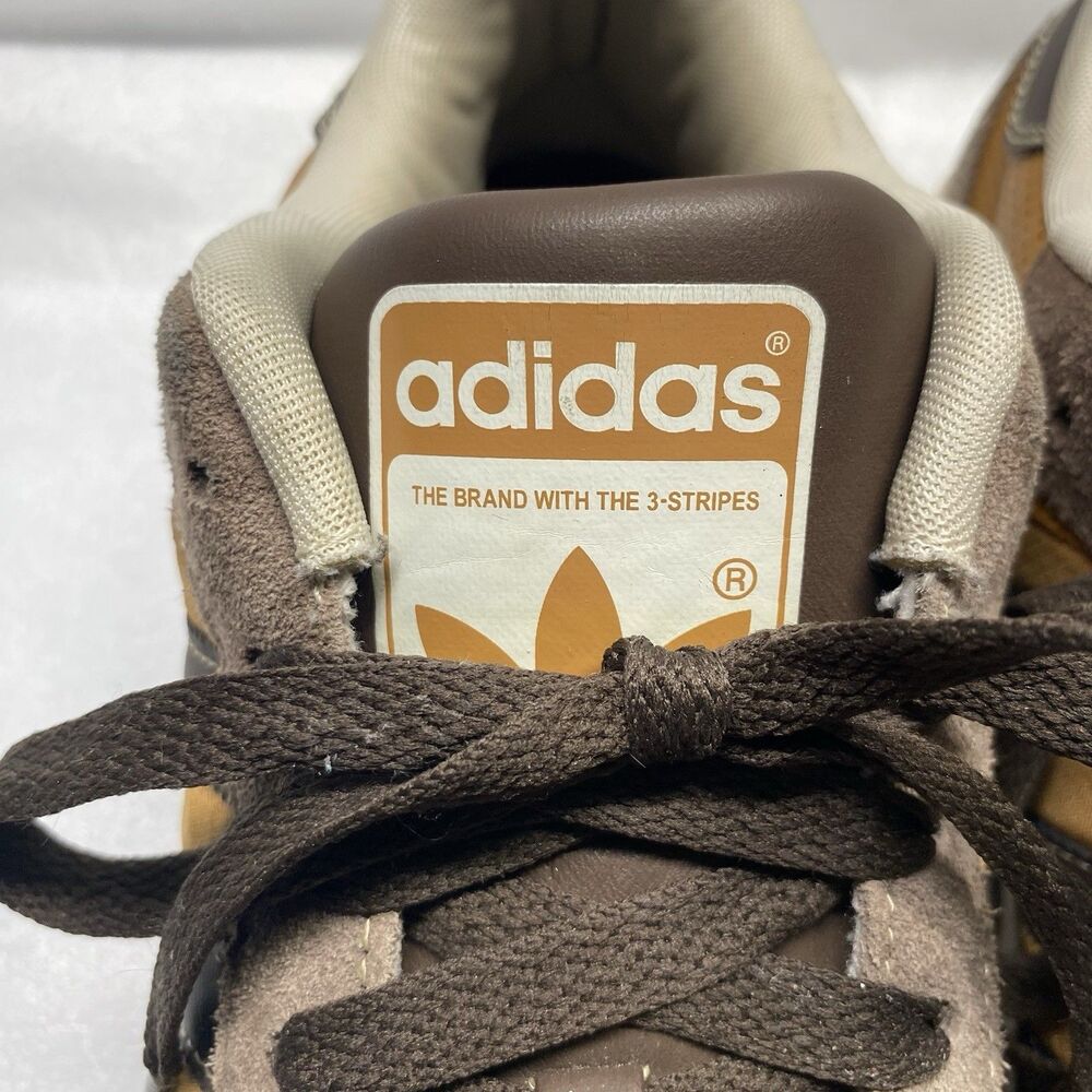 Adidas Daily 3.0 Skate Shoes Mens 11.5 Copper Brown Suede Sneakers - Picture 2 of 10